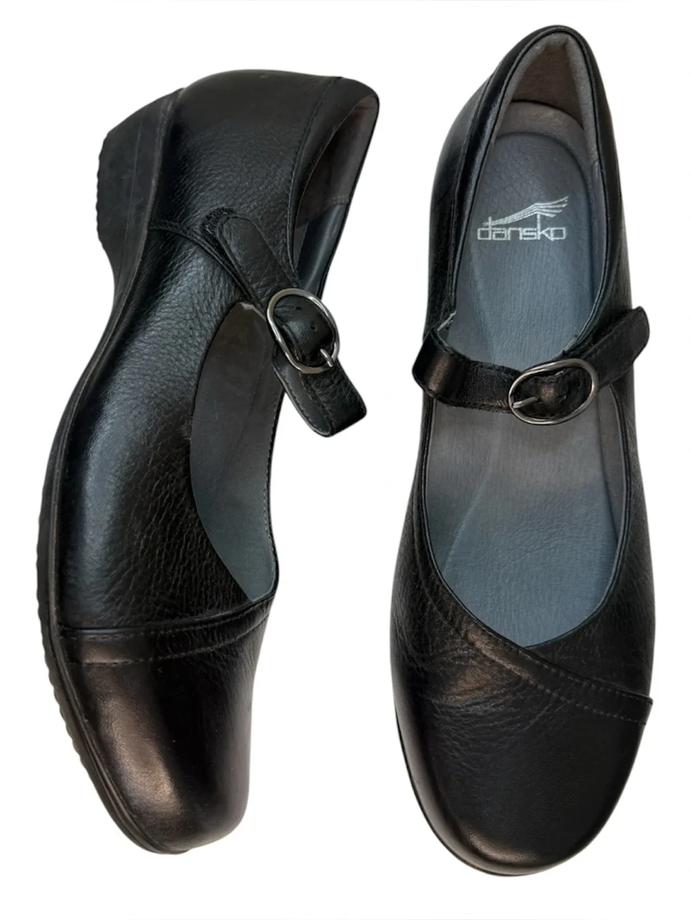 Dansko Fawna Mary Jane Shoes Womens EU 42 Black Leather Comfort Career